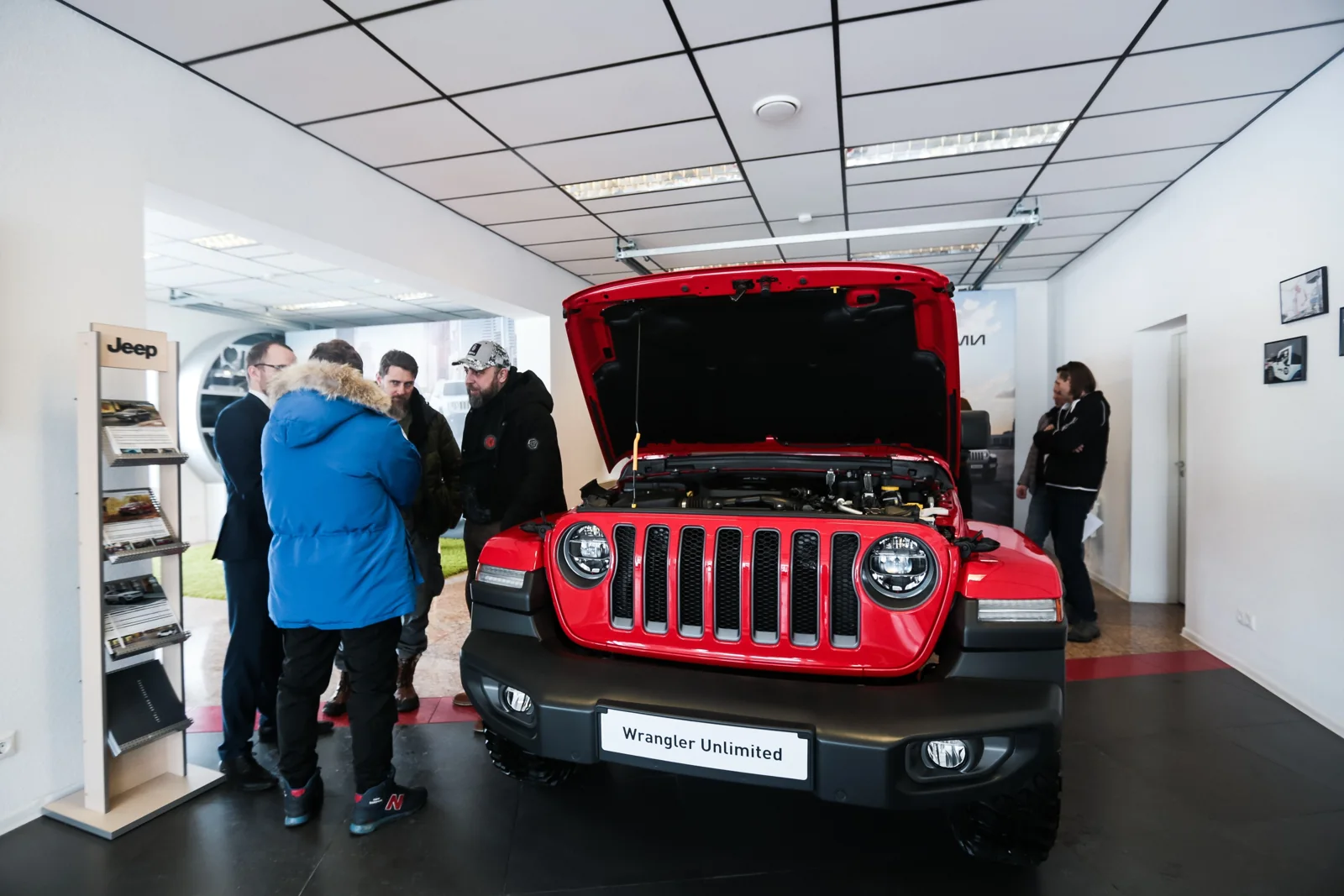 Знакомство с Jeep в шоуруме