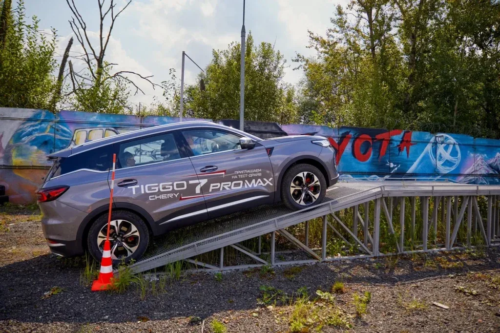 CHERY TIGGO 7 PRO MAX на рампе