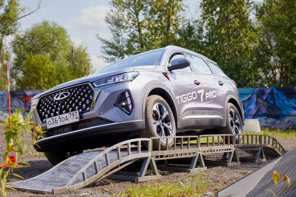 CHERY TIGGO 7 PRO MAX на тестовой трассе