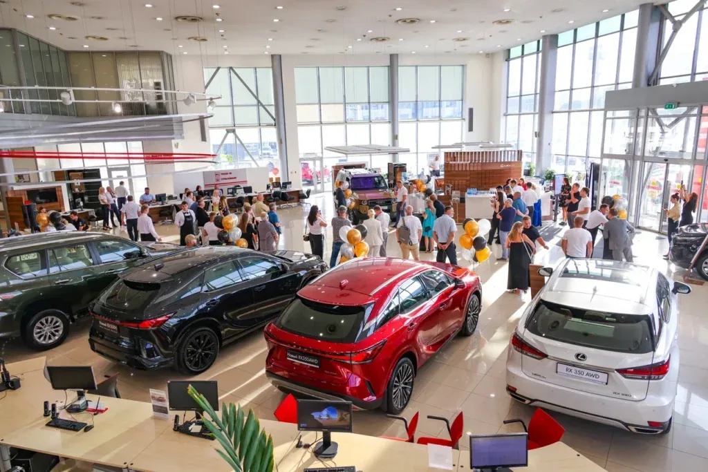 Общий вид презентации в пространстве Toyota