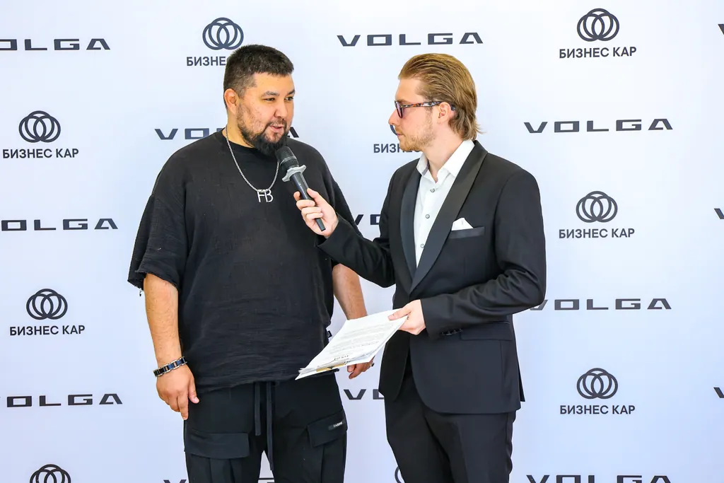Интервью с гостем на презентации VOLGA
